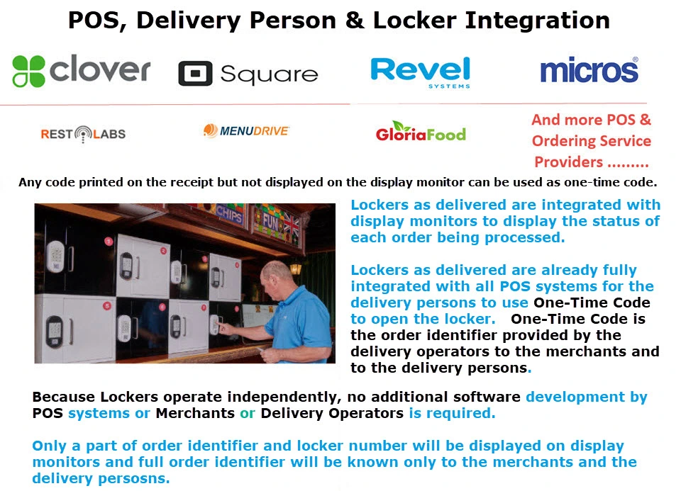 Automated locker delivery integration system