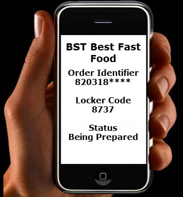 Mobile Device Pickup Display