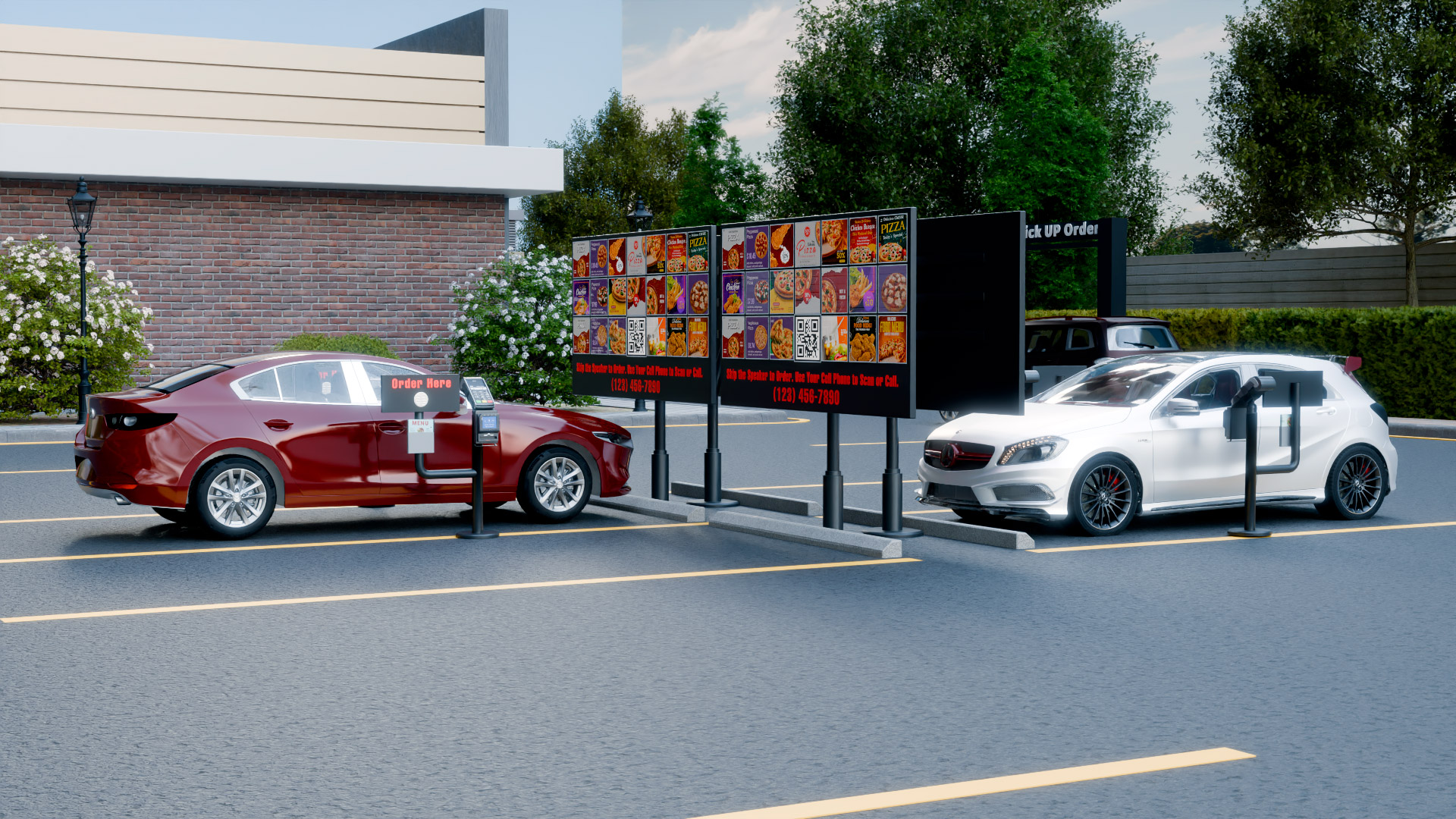 Sprint-Thru Parking Lot Ordering Stations